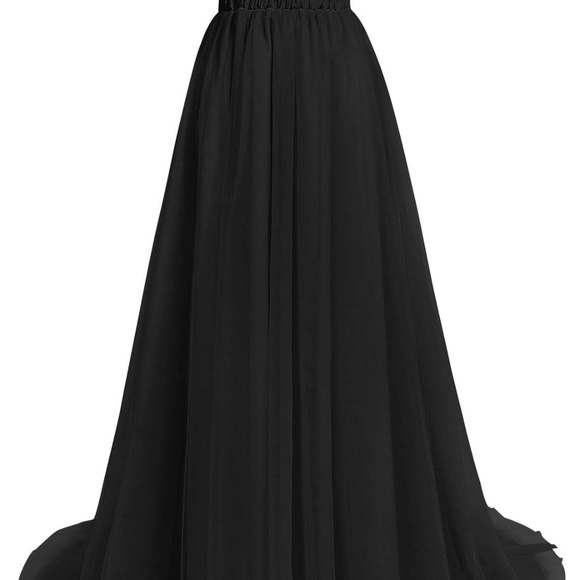 Azazie Margot tulle maxi skirt with train - Picture 2 of 2
